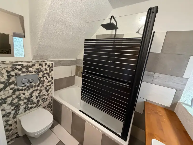 Himmelswege Dusche mit Regenduschkopf